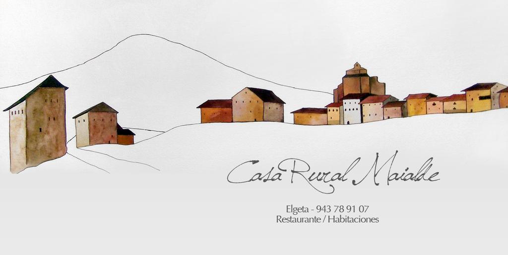 Casa Rural Maialde Elgeta Kültér fotó